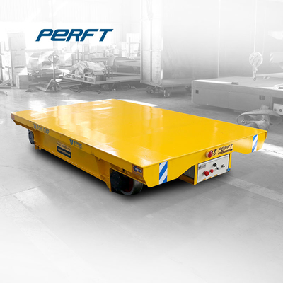 Easy Operation Platform Thruster Heavy Duty Battery Operated Rail Way Moving Trolley